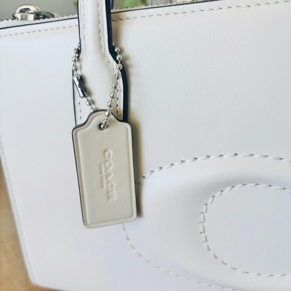Coach NWT $478  Nina small tote in Chalk 2024 - Picture 8 of 12